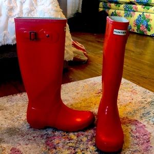 Hunter boots- US 7